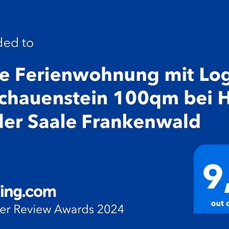 Tolle Ferienwohnung Mit Loggia In Schauenstein 100Qm Bei Hof An Der Saale Frankenwald Экстерьер фото