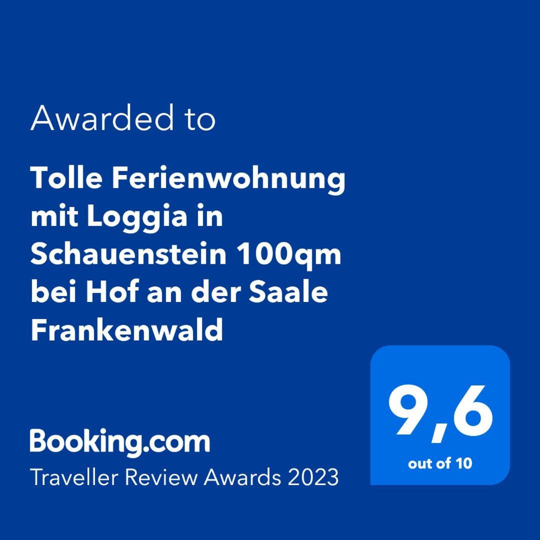 Tolle Ferienwohnung Mit Loggia In Schauenstein 100Qm Bei Hof An Der Saale Frankenwald Экстерьер фото